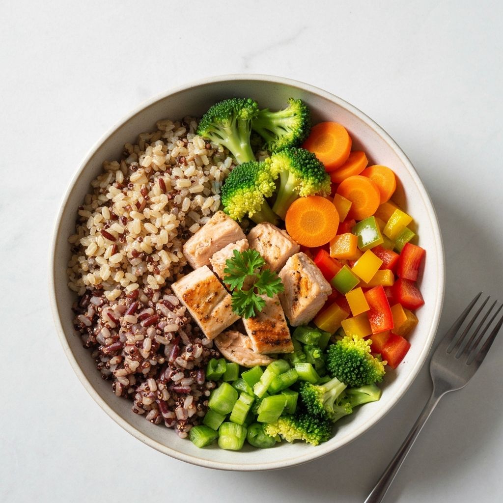 Zdrava i uravnotežena zdelja sa svim nutriijentima